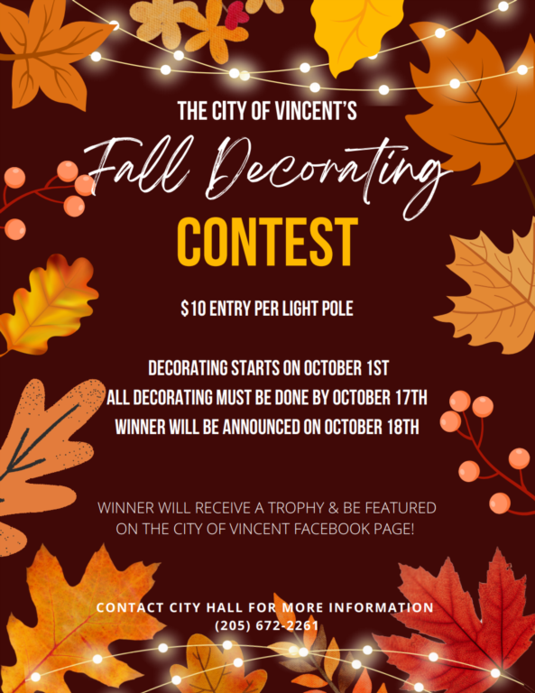 Fall Decorating Flyer